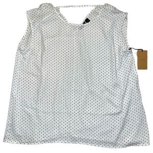 Halogen polka dot‎ top